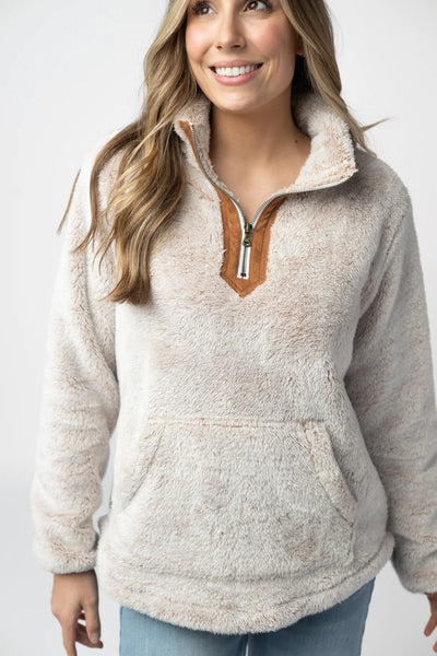 MM Camel Sherpa 1/4 Zip