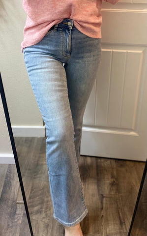 Judy Blue Mid Rise Thermal Bootcut Jeans