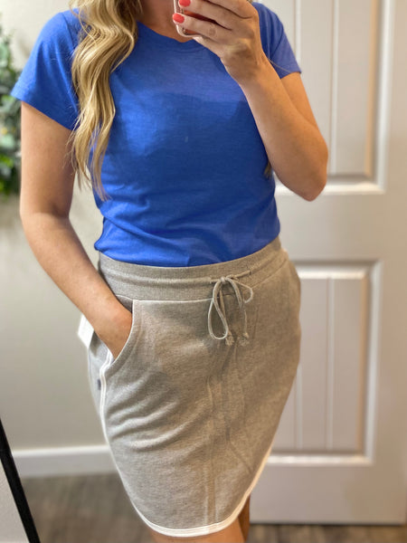 Soft Terry Tennis Skort