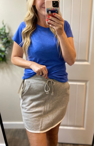 Soft Terry Tennis Skort