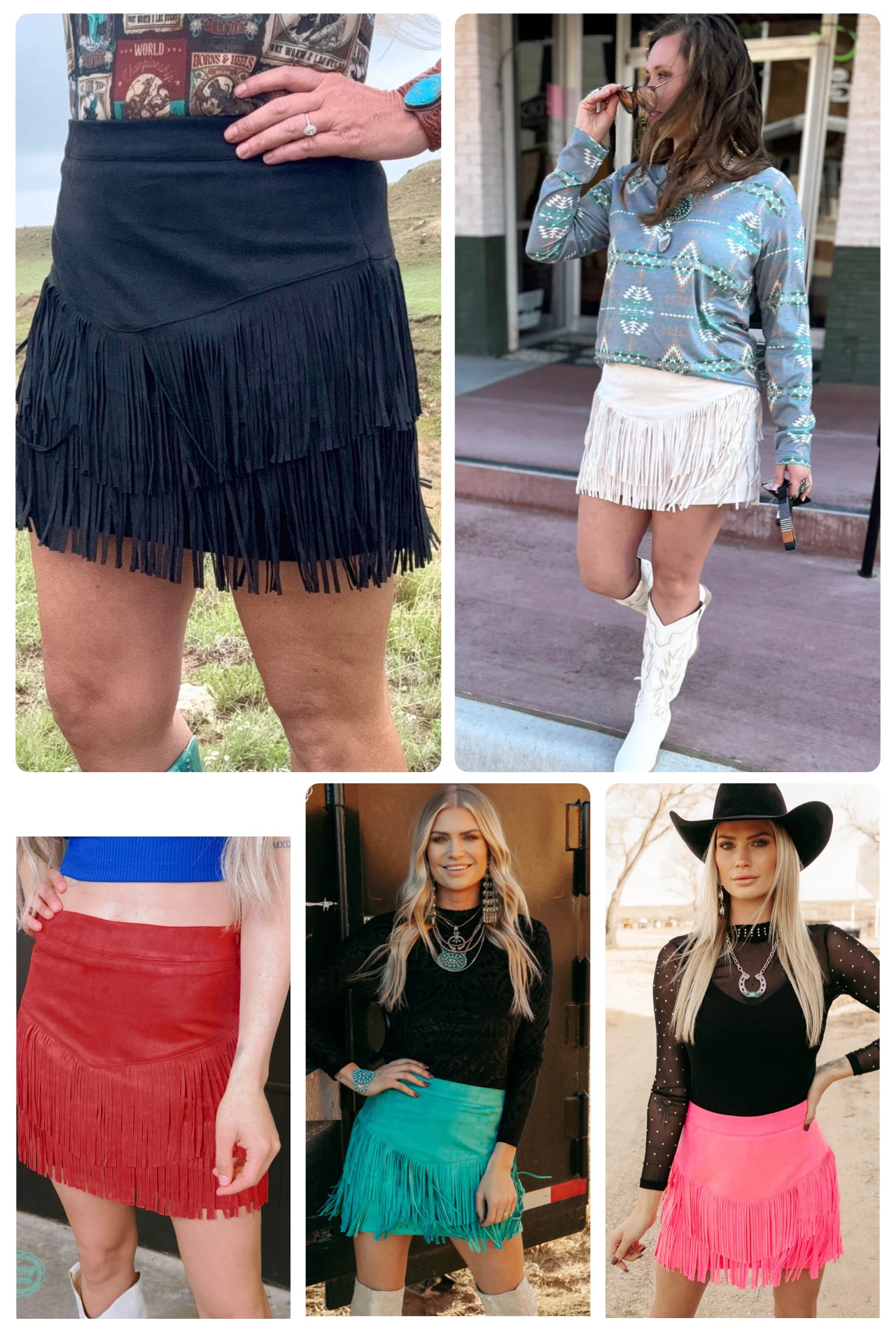 Country Fringe Skorts