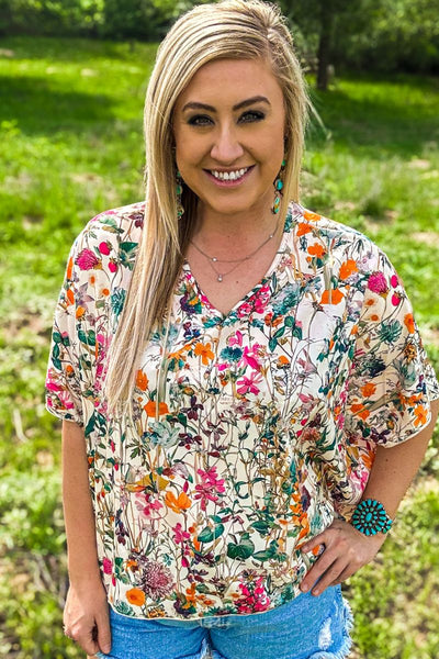 Oversized Floral Top