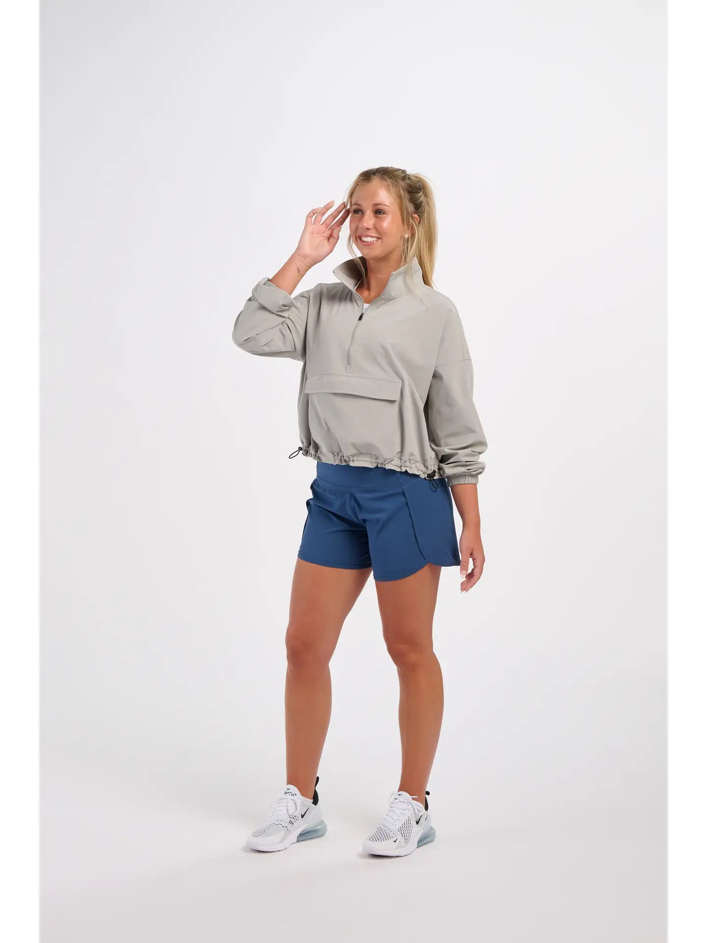 Stretch 1/4 Zip Pullover