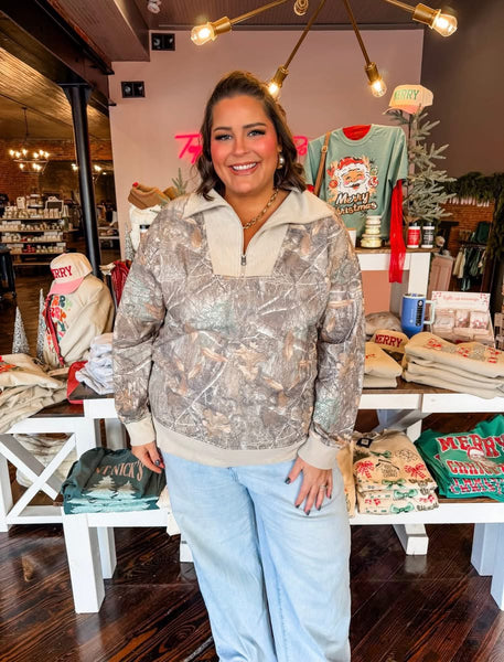 Preorder Camo 1/4 Pullover