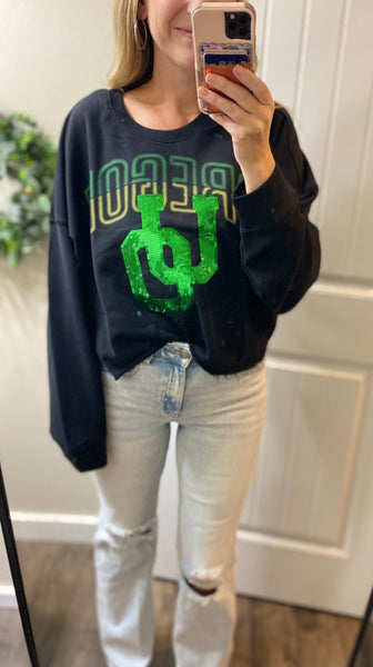 Officially Licensed UO Sequin Crop Pullover