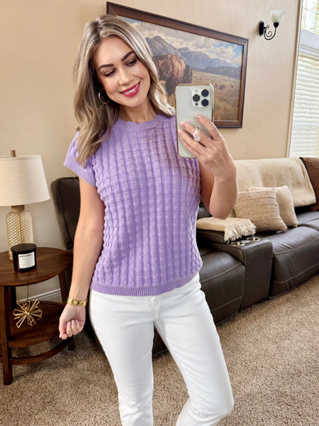 MM Kelly Knit in Pink and Lavender