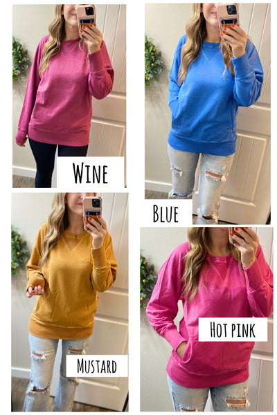 Spring French Terry Pullovers