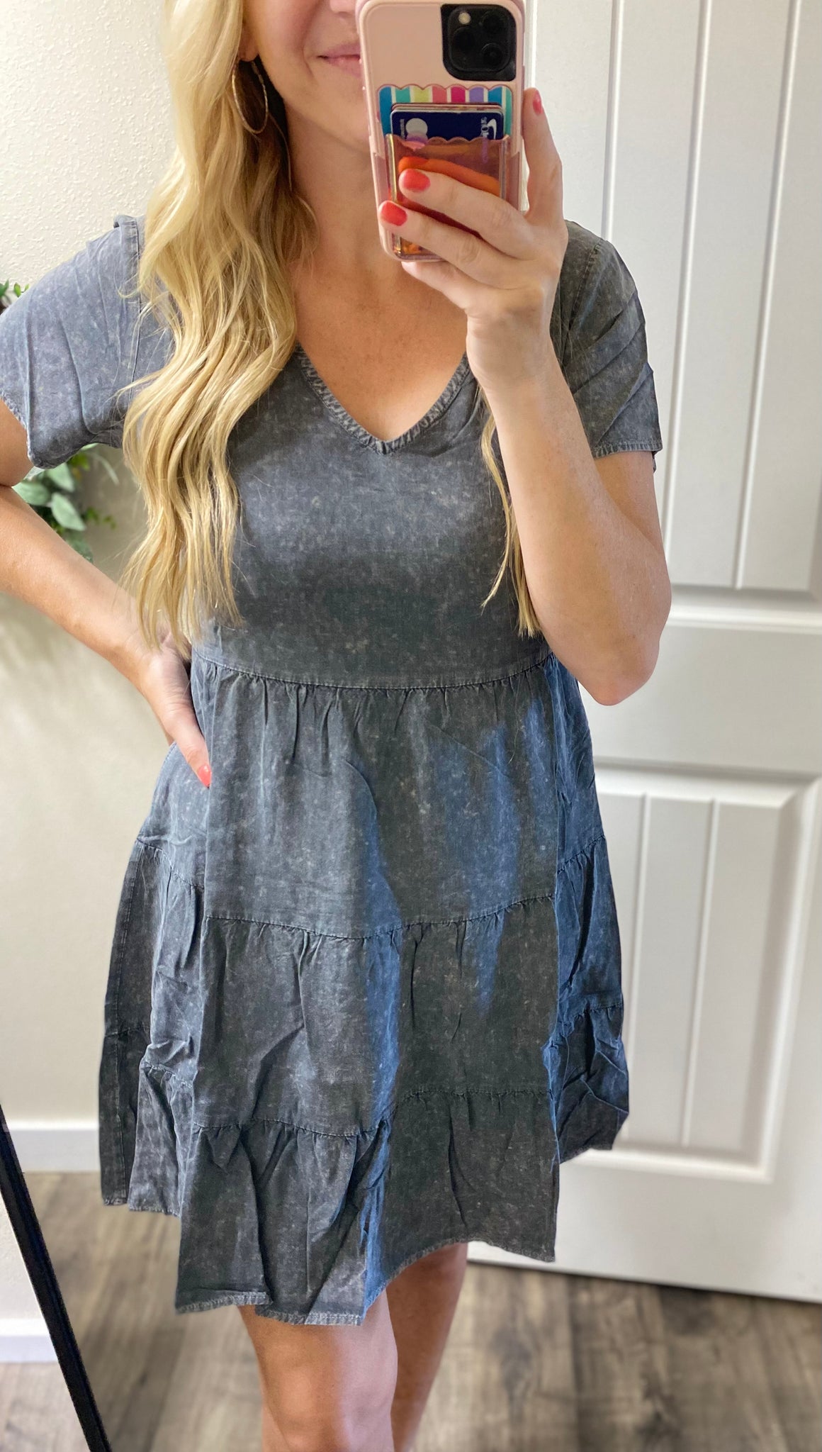 Mineral Washed Dress