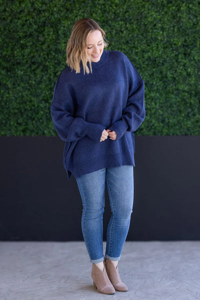Oversized Lilac or Navy Cozy Sweater