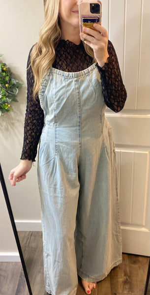 Denim Overalls