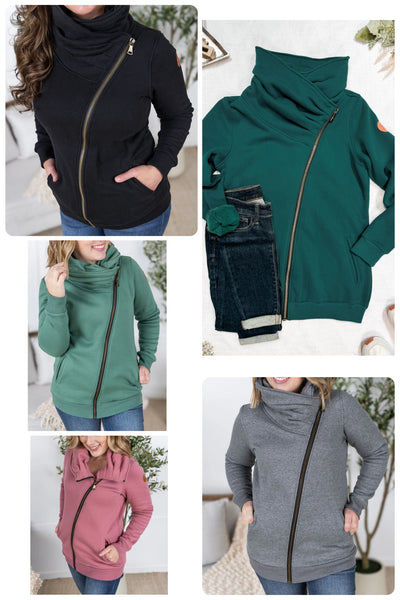 S-A-L-E! MM Side Full Zip Cowl