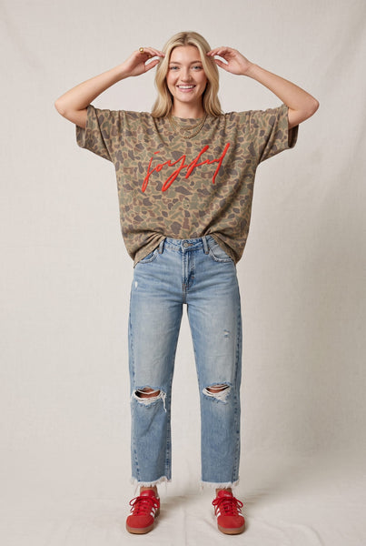 Joyful Duck Camo Heavy Tee