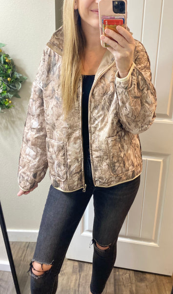Quilted Camo or Animal Jackets