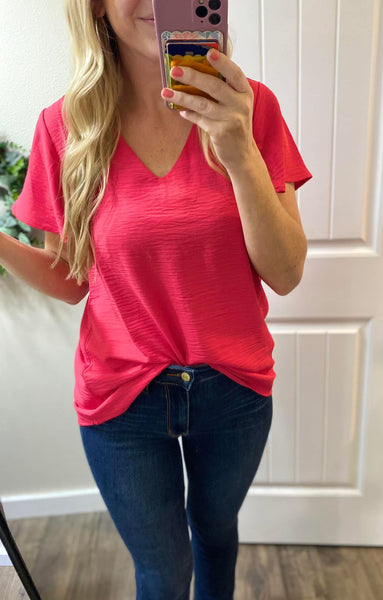 Sale! Beige Woven Flutter Short Sleeve Blouse