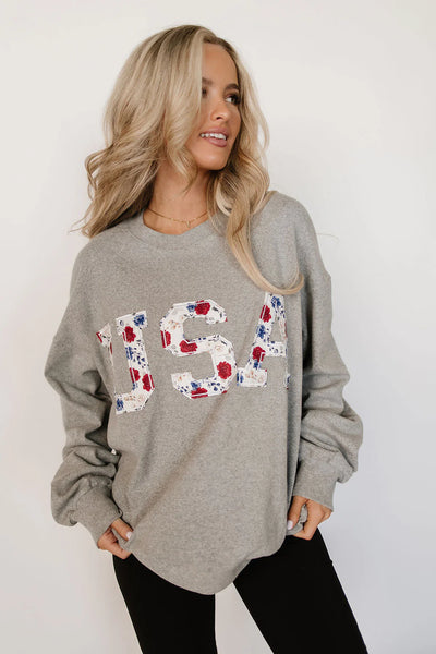 Preorder Ampersand Ave. Oversized Crew Pullovers (America or USA)
