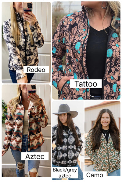 Tattoo Full Zip Jacket