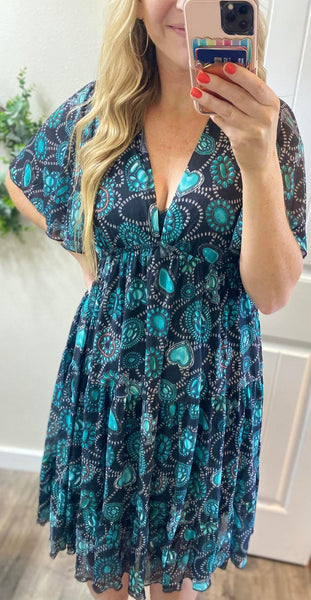 SK Navajo Concho Dress