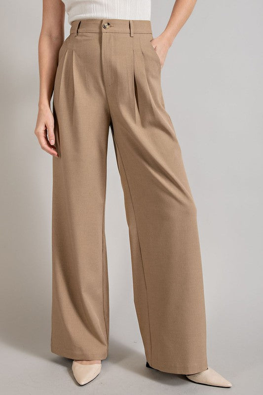 dressing pants for ladies Wide Leg Dress – Sweet Summit Boutique polished
