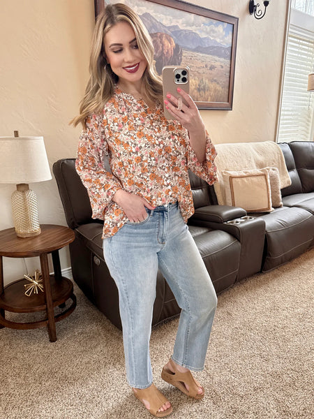 Judy Blue Lightwash Straight Denim