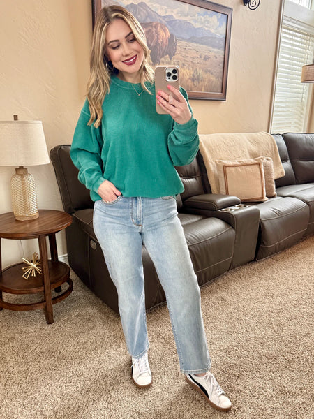 Judy Blue Lightwash Straight Denim