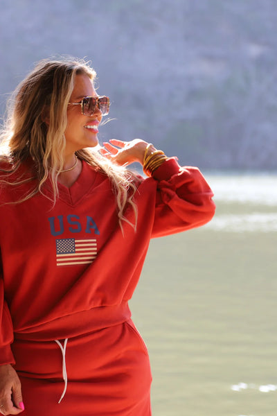 Preorder Blakeley Lounge V-neck Pullover