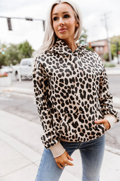 Ampersand Ave Animal Print French Terry Hoodie