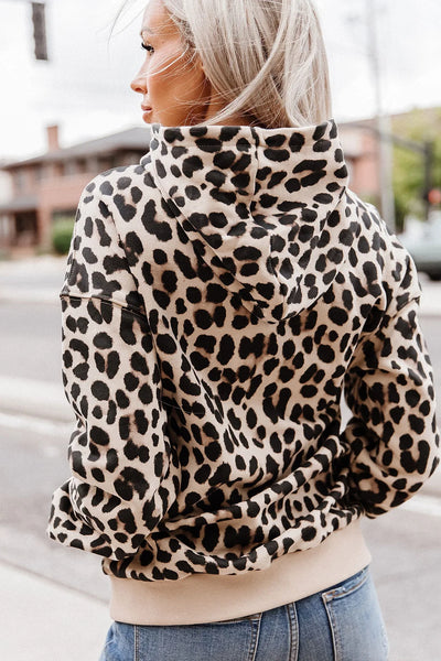 Ampersand Ave Animal Print French Terry Hoodie