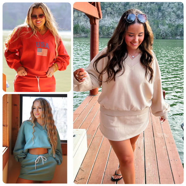 Preorder Blakeley Lounge V-neck Pullover