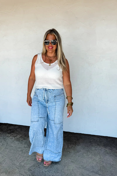Preorder Blakeley Tie Waist Jeans
