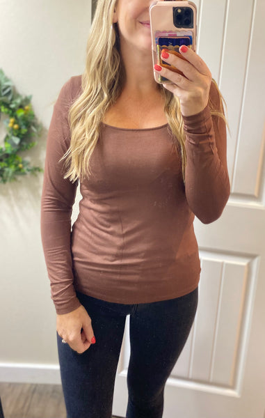 MM Square Neck Long Sleeves