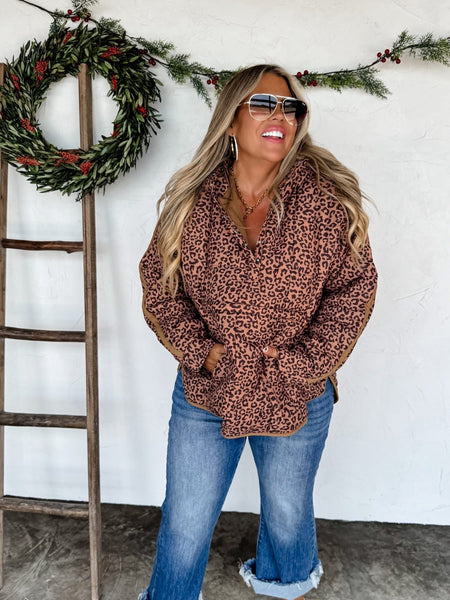 Preorder Blakeley Camo or Cheetah Puffer Jackets