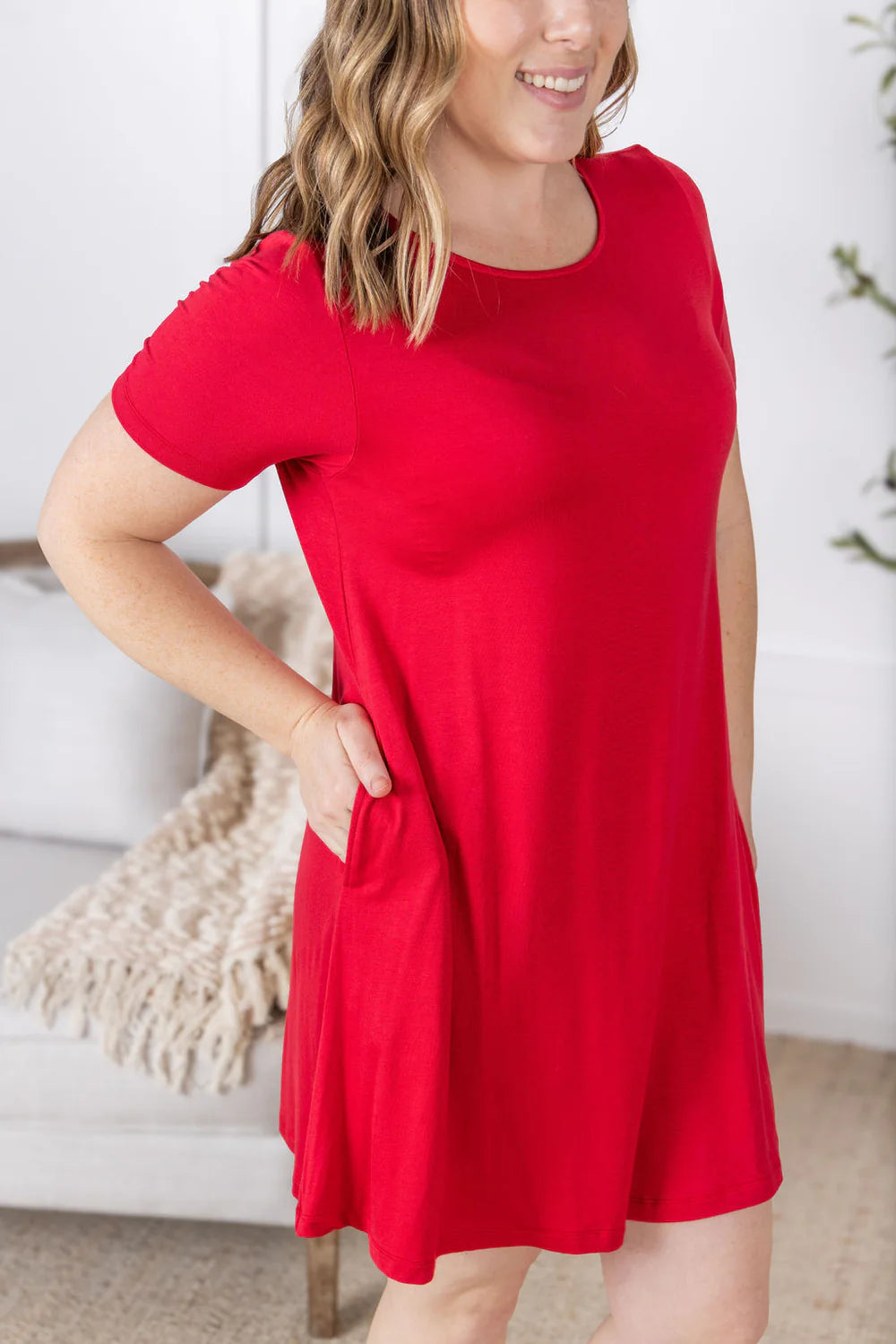 MM Red Swing Dress
