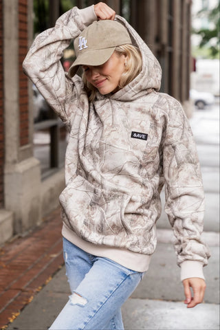 Camo Ampersand Ave. Comfort Hoodie