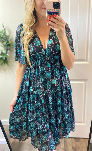 SK Navajo Concho Dress