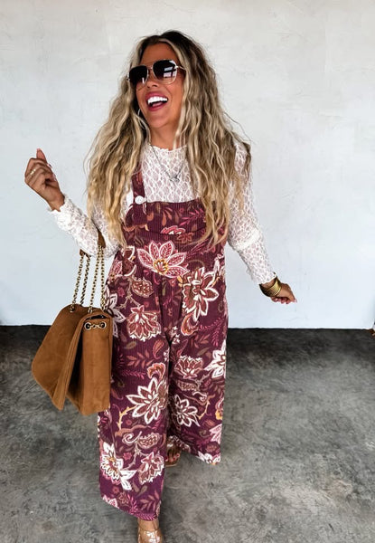Preorder Blakeley Ribbed Fall Overalls