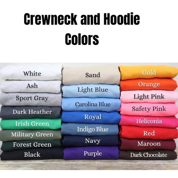 Preorder Custom Words Across the Shoulders Sweatshirts