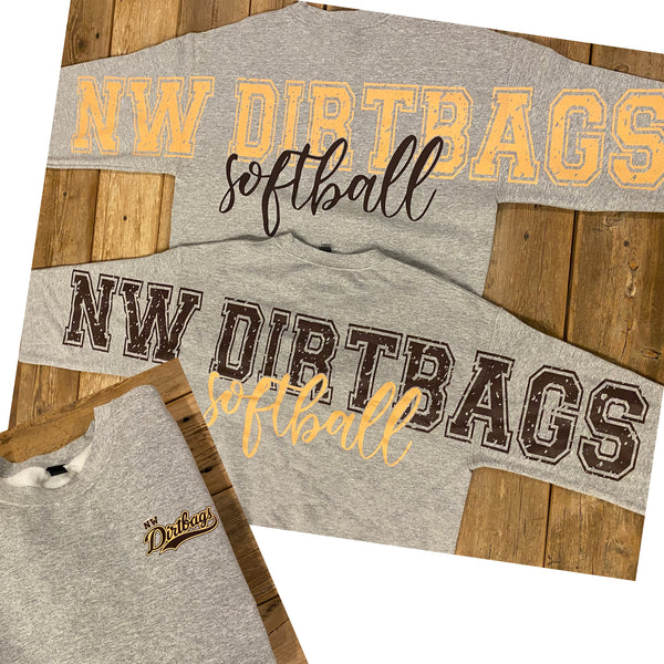 Preorder Custom Words Across the Shoulders Sweatshirts