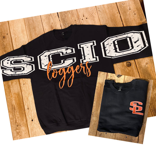 Preorder Custom Words Across the Shoulders Sweatshirts