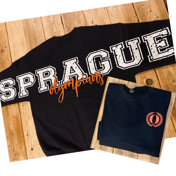 Preorder Custom Words Across the Shoulders Sweatshirts
