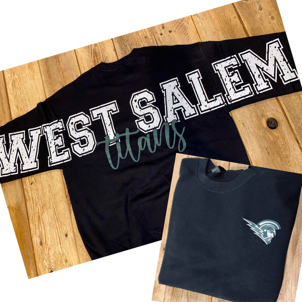 Preorder Custom Words Across the Shoulders Sweatshirts