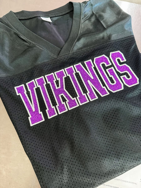 Custom Glitter Appliqué Jersey, Hoodie, or Crewneck Sweatshirt