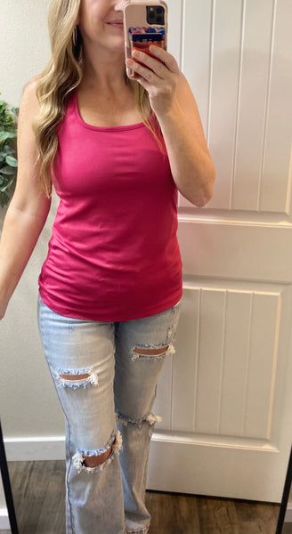 MM Micro-ribbed Square Neck Tanks