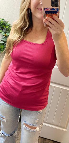 MM Micro-ribbed Square Neck Tanks