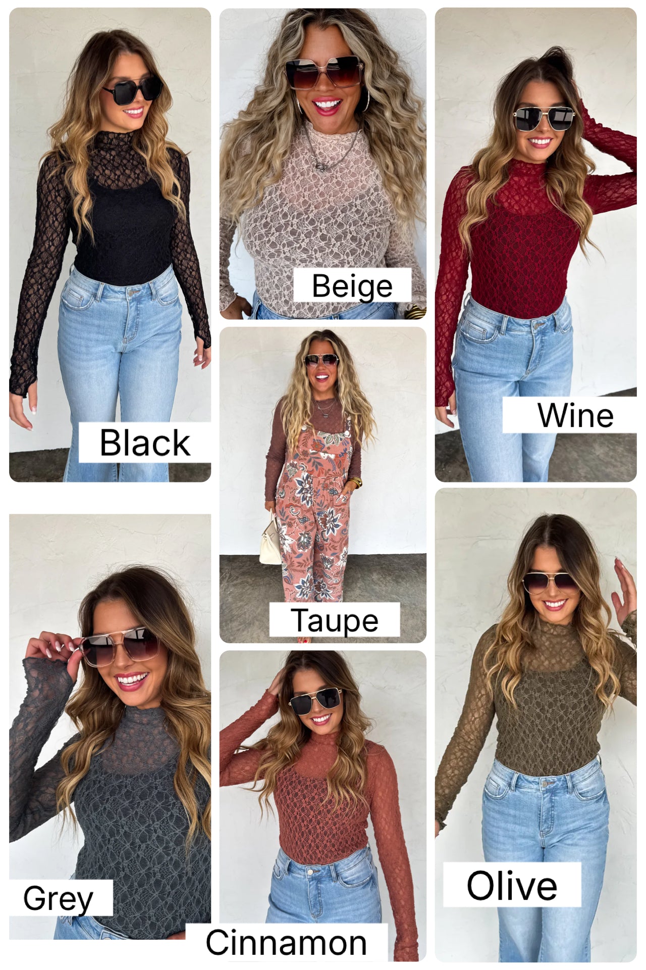 Preorder Blakeley Lace Long Sleeves