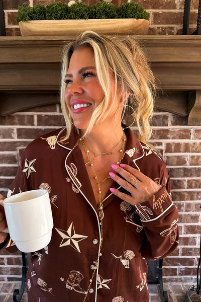 Blakeley Luxe Western PJ Set