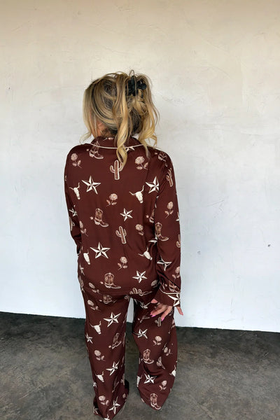 Blakeley Luxe Western PJ Set