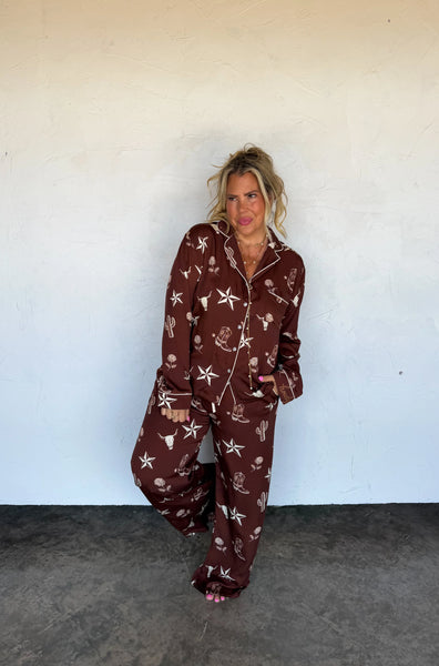 Blakeley Luxe Western PJ Set
