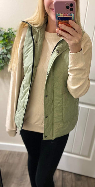 MM Quilted Short Vest