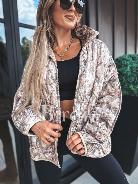 Preorder Quilted Camo/Animal Jackets