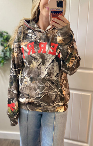 Oversized Merry Camo Ampersand Ave. Hoodie